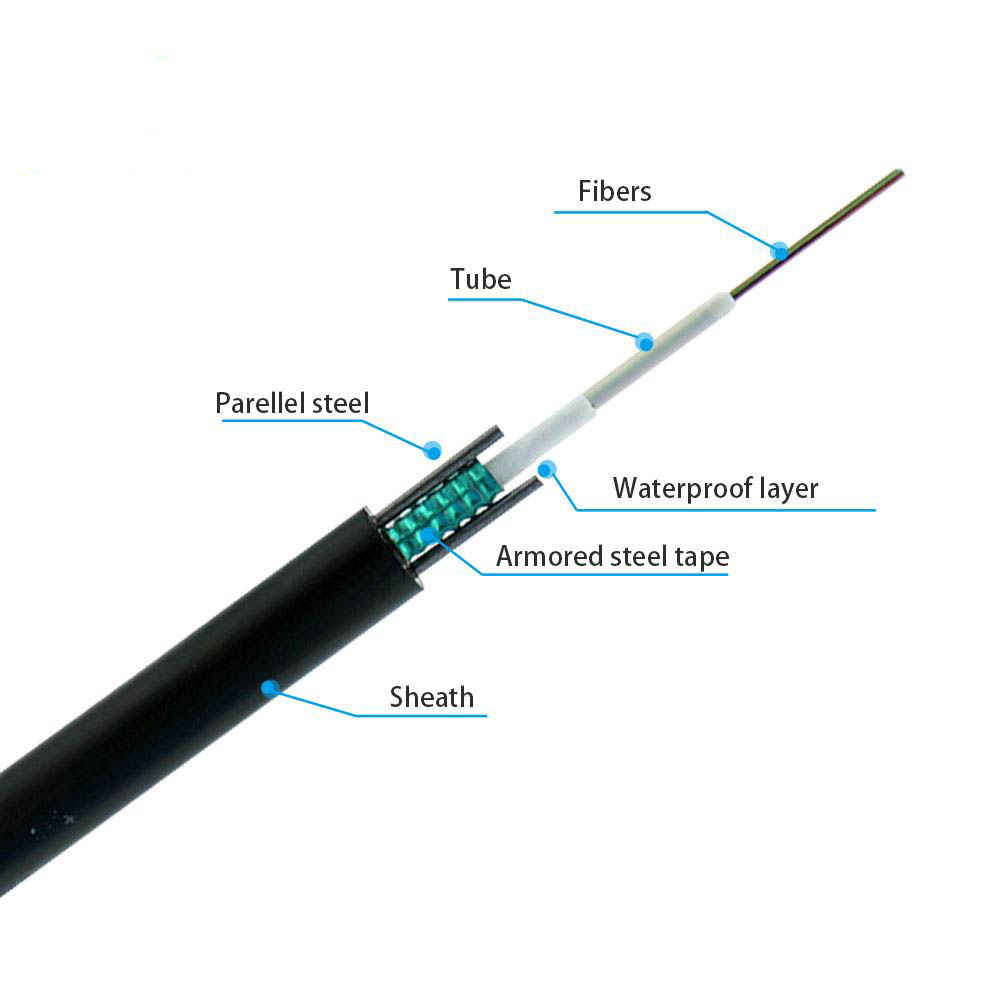 Central Bundled Outdoor Fiber Cable GYXTW