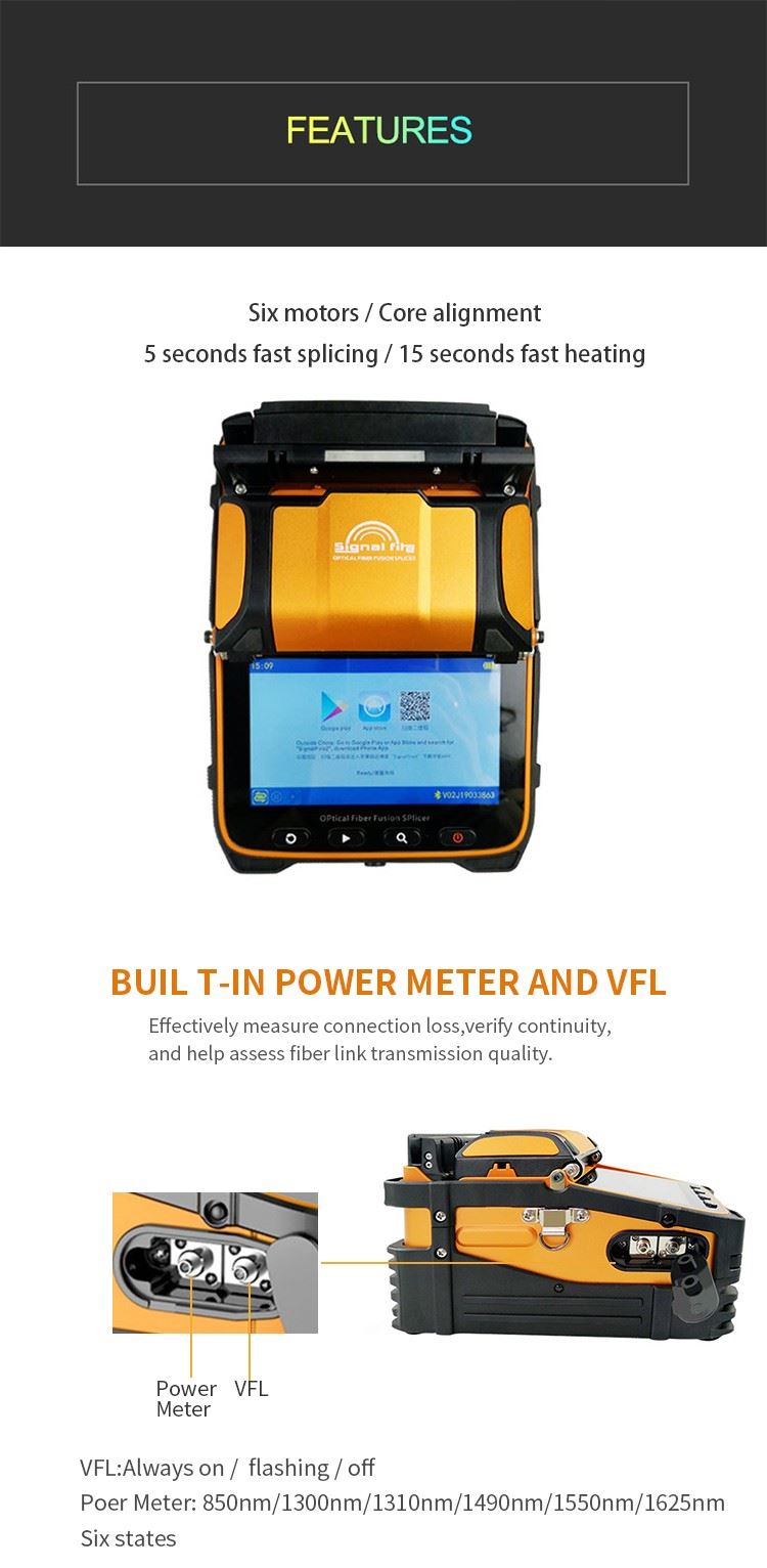 Singal Fire AI-9 Fiber Fusion Splicer